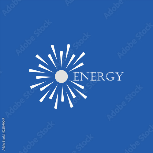 Energy logo design simple concept Premium Vector