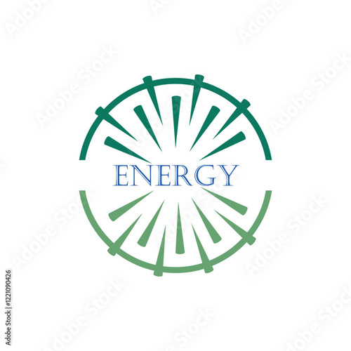 Energy logo design simple concept Premium Vector