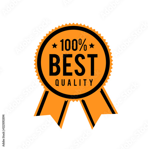 Sticker labelling brand quality sticker 