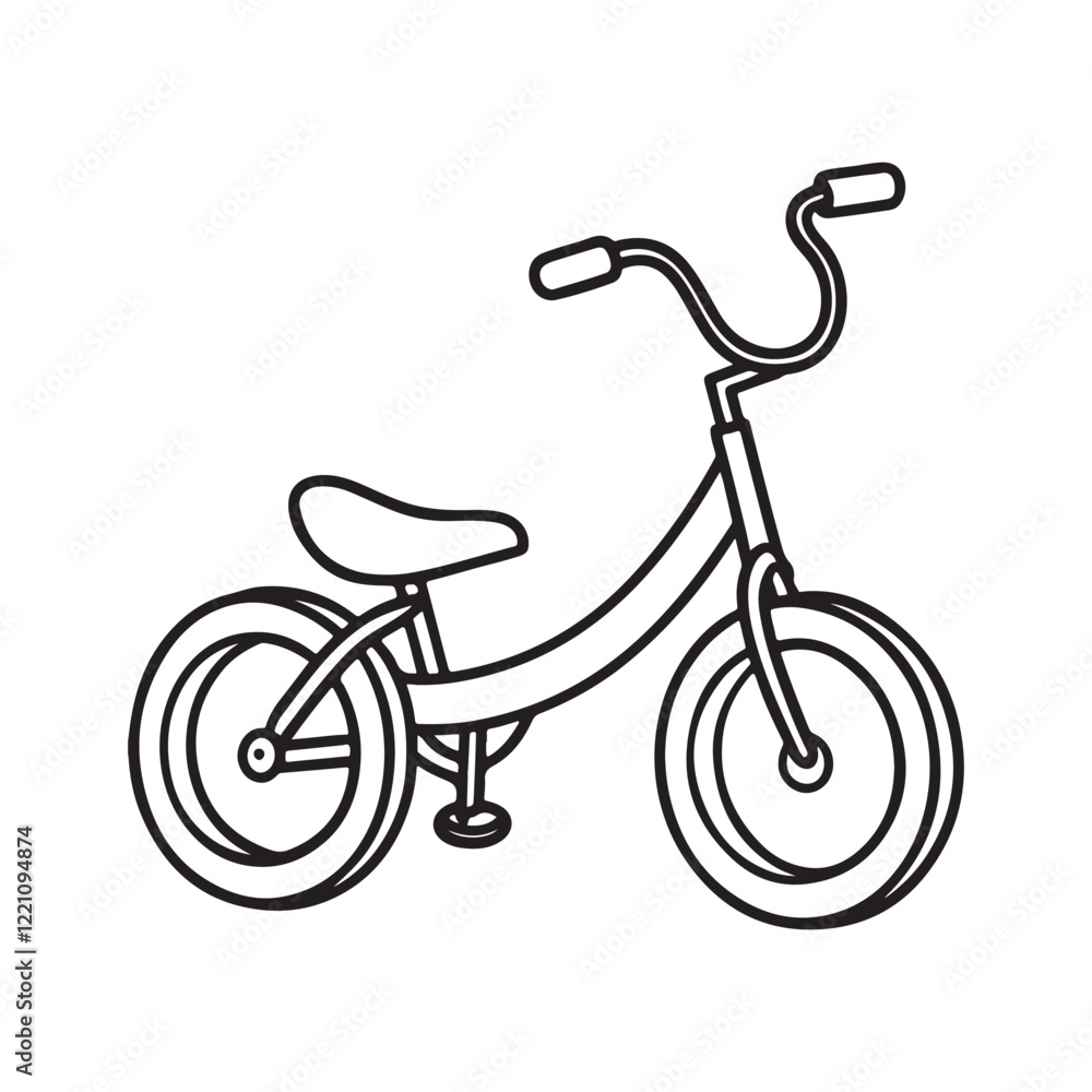 Cozy 90's Groovy: Bold and Easy Coloring Page, Line art, Black and White, bicycle Coloring page Cozy 90's Groovy: Bold and Easy Coloring Page, Line art, Black and White, bicycle Coloring page