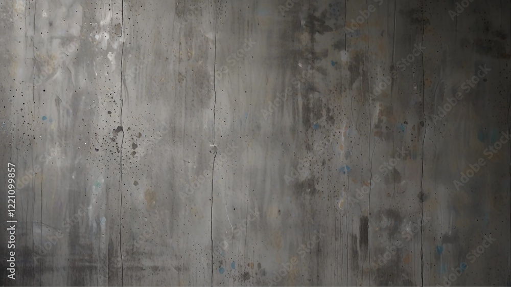 Obraz premium Texture of old concrete wall.Concrete wall of light grey color cement texture background.Grey pastel rough crack cement texture stone concrete,rock plastered stucco wall; painted flat fade background.
