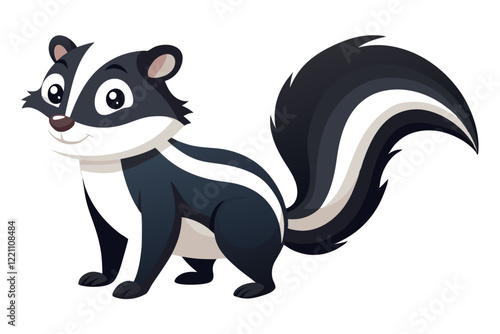 Vector Illustration of a Cartoon Animation of SKU on White Background - Cute, Fun, and Colorful Design for Digital Projects