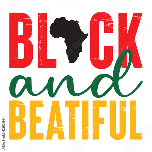 Black and beautiful t-shirt design.
