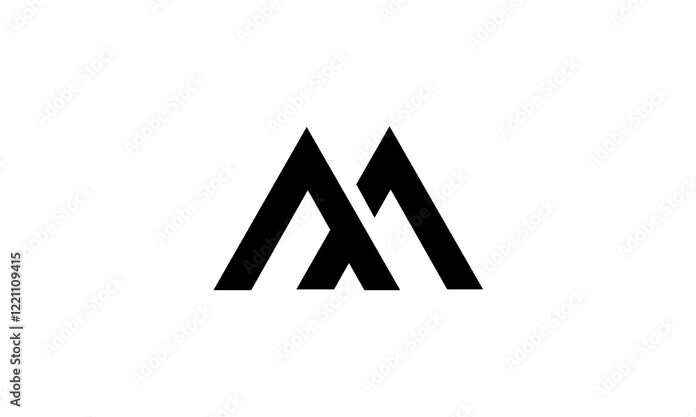 M logo vector