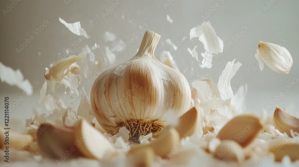 Fresh Garlic Bulb