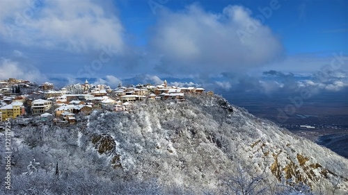 sighnaghi in winter photo