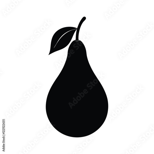 pear isolated on white background