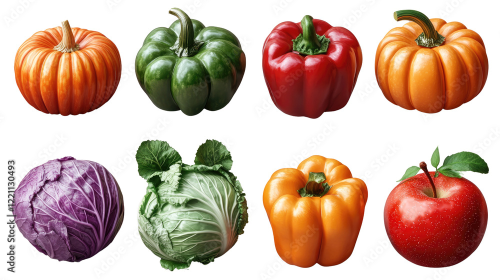 A Colorful Medley of Fresh Vegetables and Fruits: A vibrant assortment of freshly picked vegetables and fruits is artfully arranged, showcasing a spectrum of colors and textures. A Colorful Medley of Fresh Vegetables and Fruits: A vibrant assortment of freshly picked vegetables and fruits is artfully arranged, showcasing a spectrum of colors and textures.