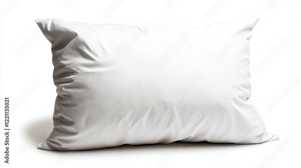 Soft White Pillow on a Clean Background Soft White Pillow on a Clean Background