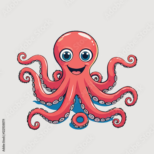 octopus vector illustration design, octopus vector.