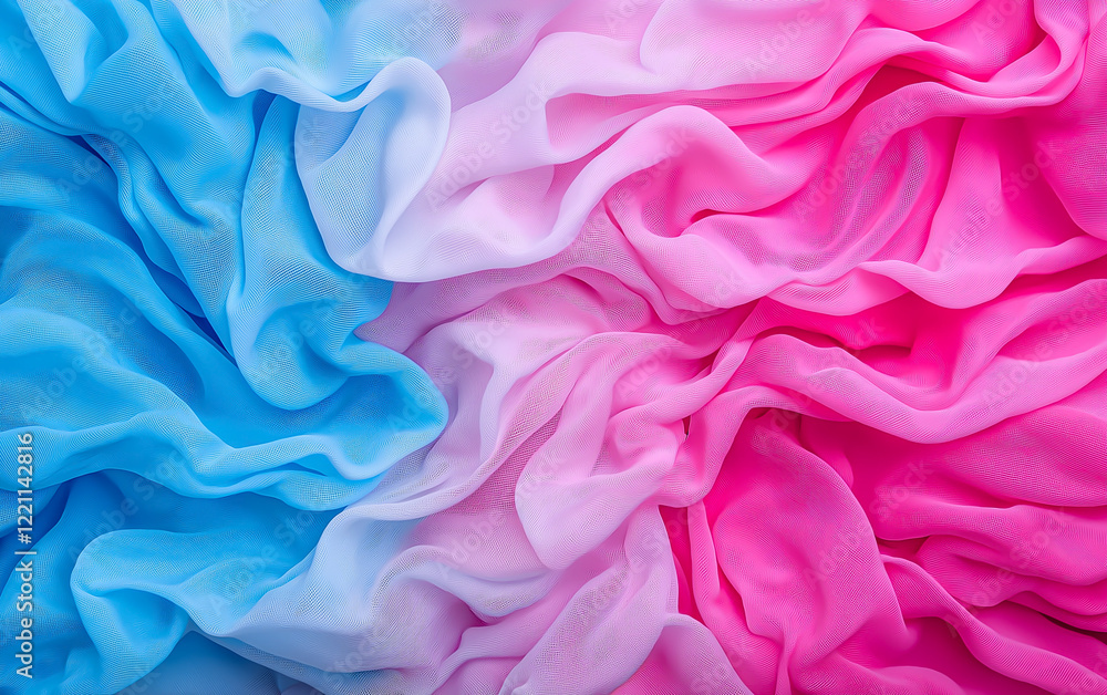 Pastel chiffon fabric texture background pink blue textile Pastel chiffon fabric texture background pink blue textile