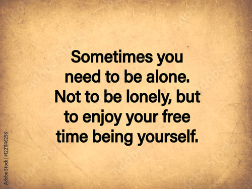 Quote on old paper background