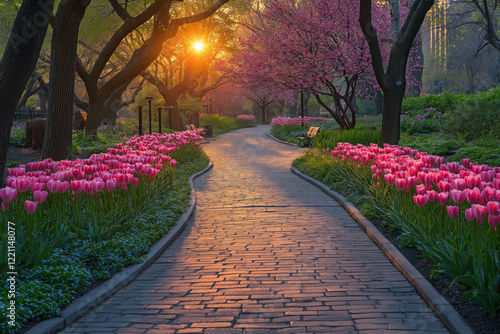 Central Park In Spring