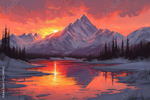 January Background