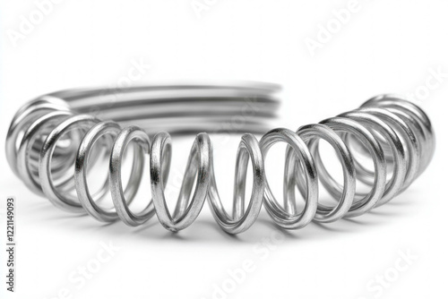 Metal Spring Isolated