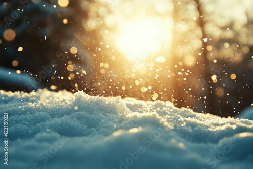 Sparkle Snow Background