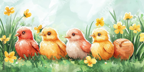 Spring Note Illustration