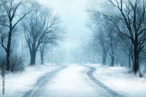 Winter Scene Background