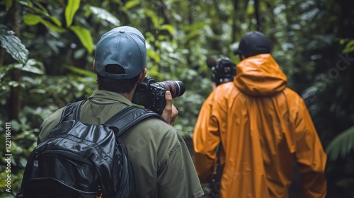 Wallpaper Mural Photographers Exploring Lush Rainforest Torontodigital.ca