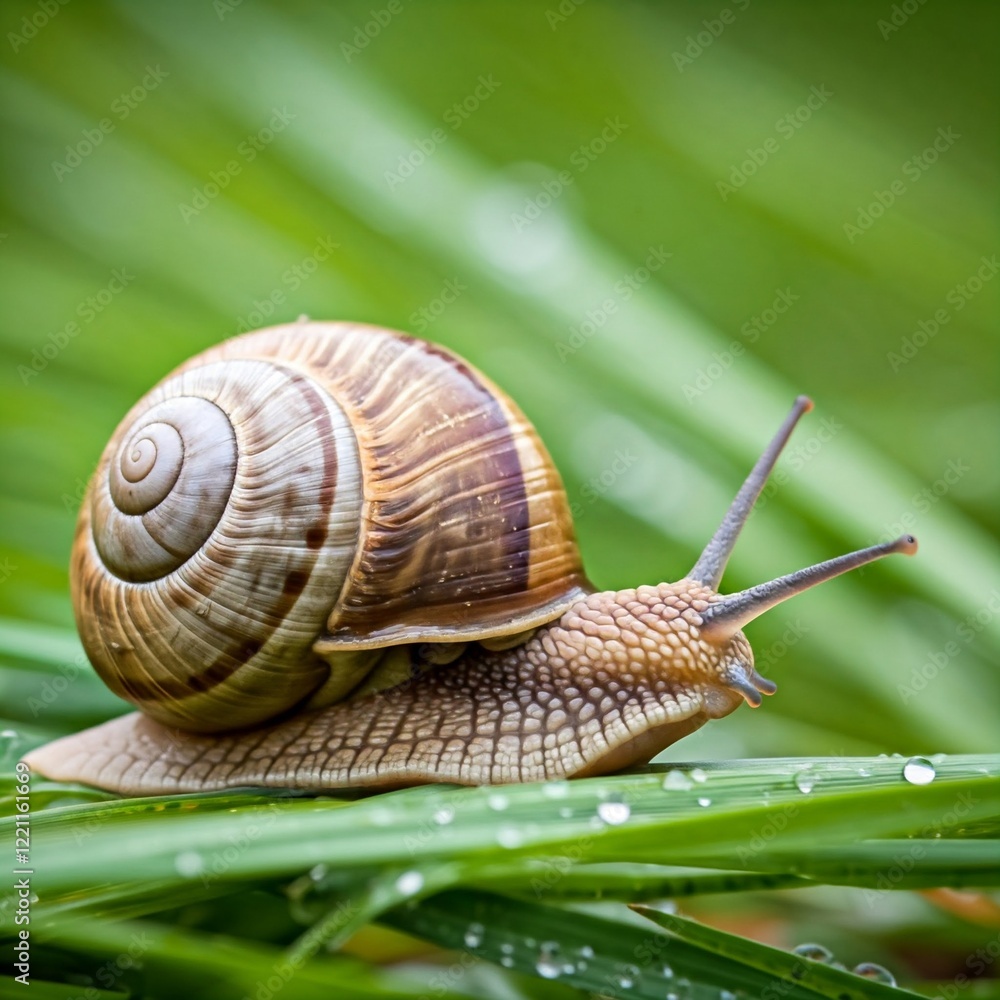 snail on a leaf snail on a leaf
