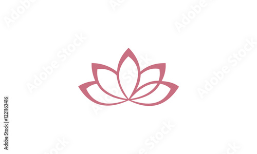 Pink lotus flower
