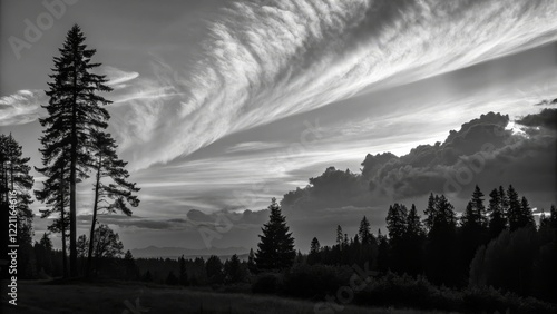 Black and White Landscape S...