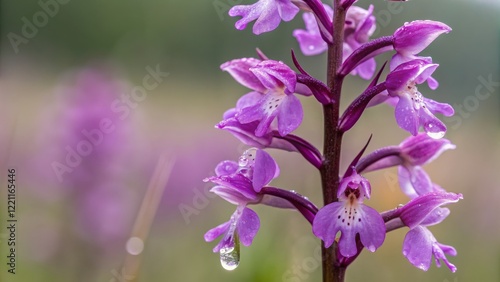 Dew-Kissed Orchid Close-up ...