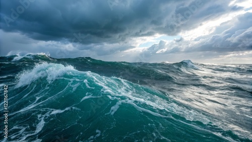 Ocean Storm Dramatic Waves ...