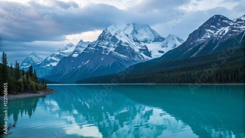 Serene Mountain Lake Reflec...