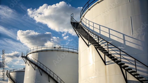 White Industrial Storage Ta...