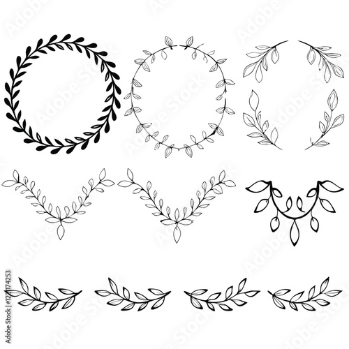 set-of-elegant-floral-logo-elements--borders-and-d.eps