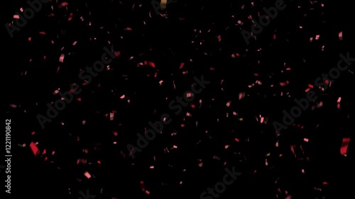 Valentine Day Confetti Fall on Alpha