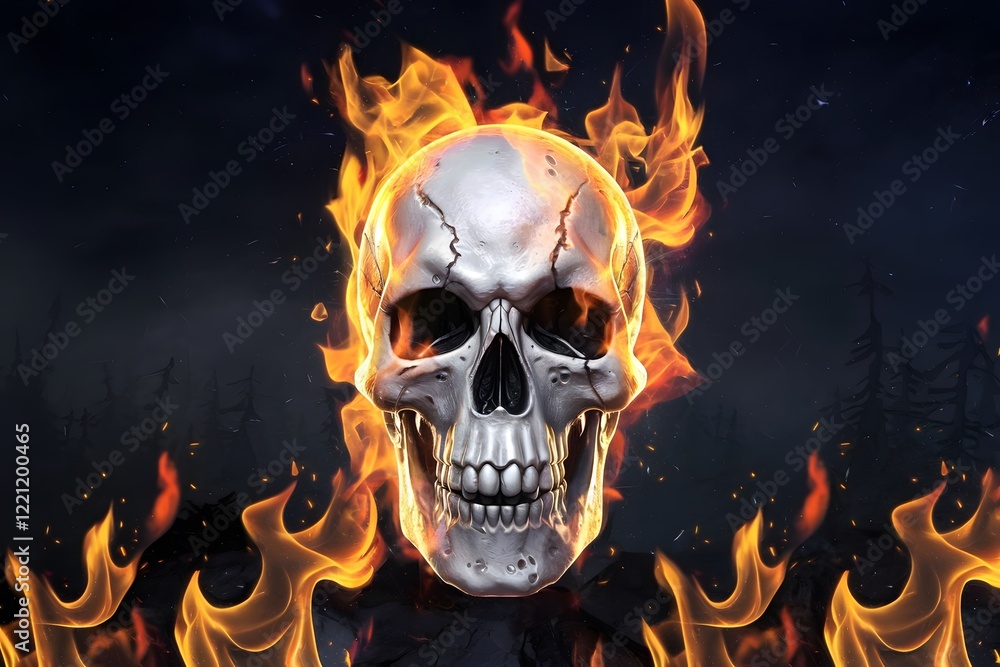 skull in the darkness skull in the darkness