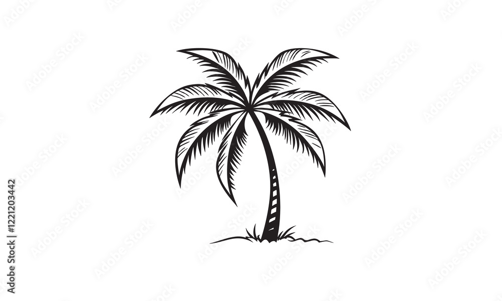 Fototapeta premium Palm Tree vector