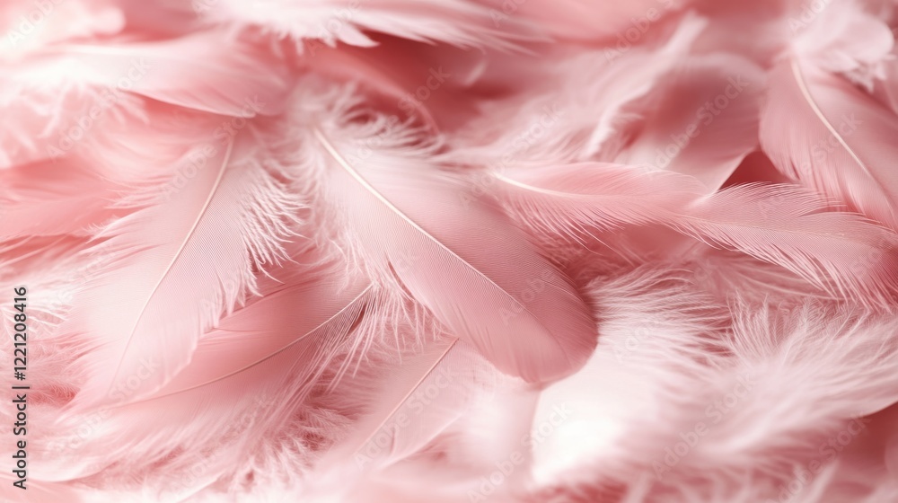 Delicate Soft Pink Feathers Texture Artistic Background Textile Environment Aesthetic Viewpoint Delicate Soft Pink Feathers Texture Artistic Background Textile Environment Aesthetic Viewpoint