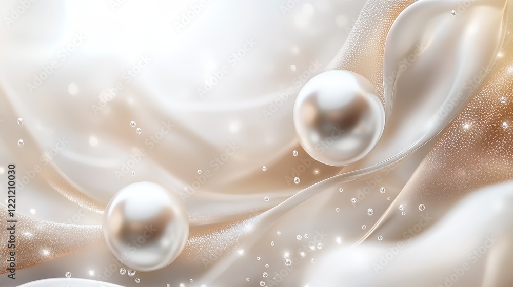 Abstract luxury pearl composition background Abstract luxury pearl composition background