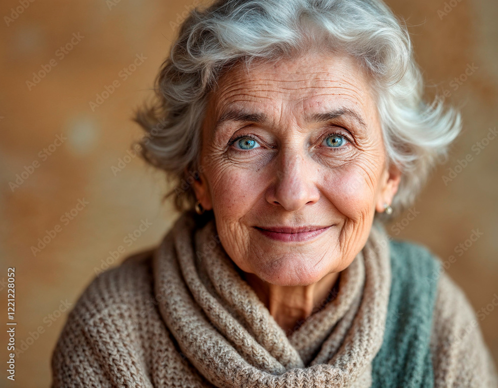 Retrato de abuela europea Retrato de abuela europea