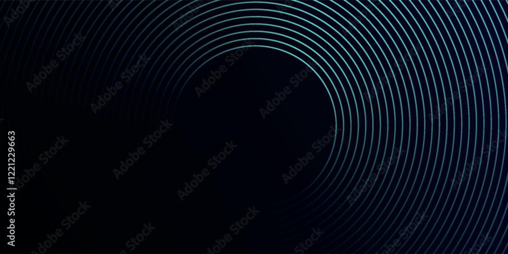Blue abstract background with glowing circles. Swirl circular lines pattern. Geometric spiral. Twirl element. Modern graphic desi Blue abstract background with glowing circles. Swirl circular lines pattern. Geometric spiral. Twirl element. Modern graphic desi