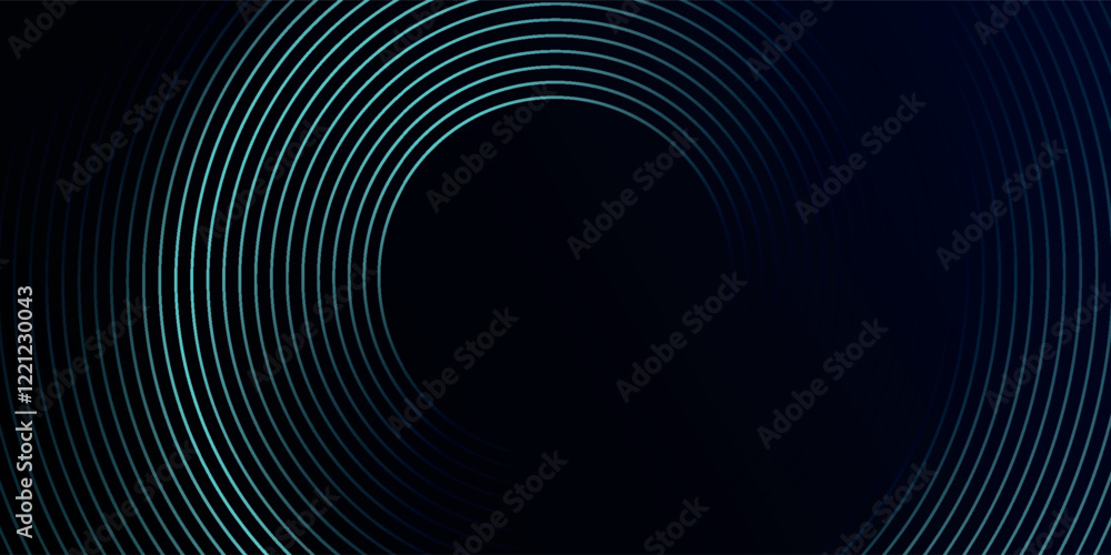 Blue abstract background with glowing circles. Swirl circular lines pattern. Geometric spiral. Twirl element. Modern graphic desi Blue abstract background with glowing circles. Swirl circular lines pattern. Geometric spiral. Twirl element. Modern graphic desi