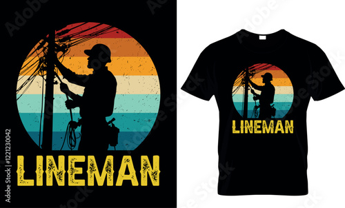 electrician t shirt design, electrician, electricity, engineering, power, typography, lineman 