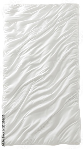 Wallpaper Mural A clear water stream cascading across a white backdrop, creating smooth ripples that elegantly expand across the surface, highlighting the fluidity of the water Torontodigital.ca