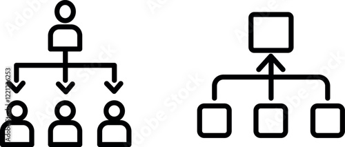 "Organization Icon for Structure, Management, and Coordination"
