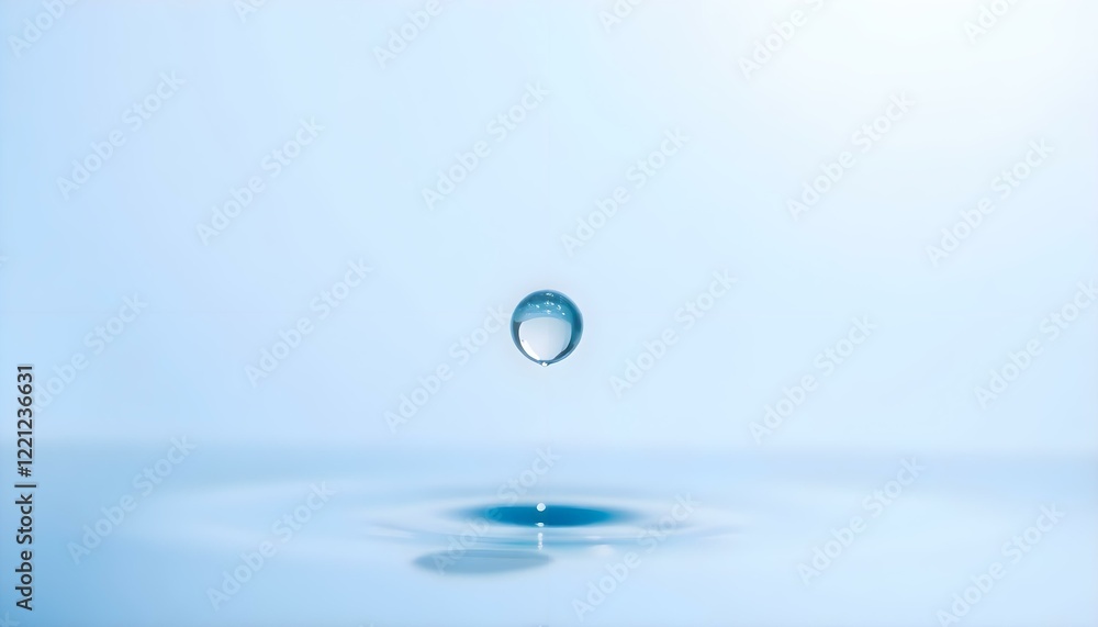a drop of water falling into a pool of water a drop of water falling into a pool of water