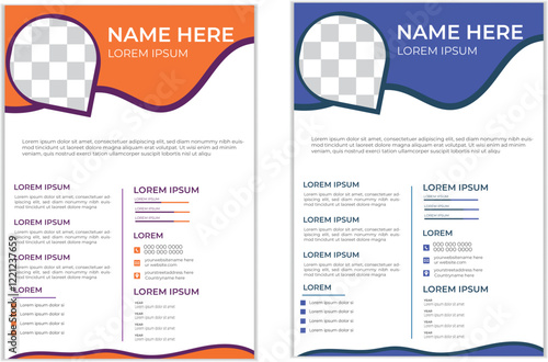 Editable professional CV template for job applications and interviews