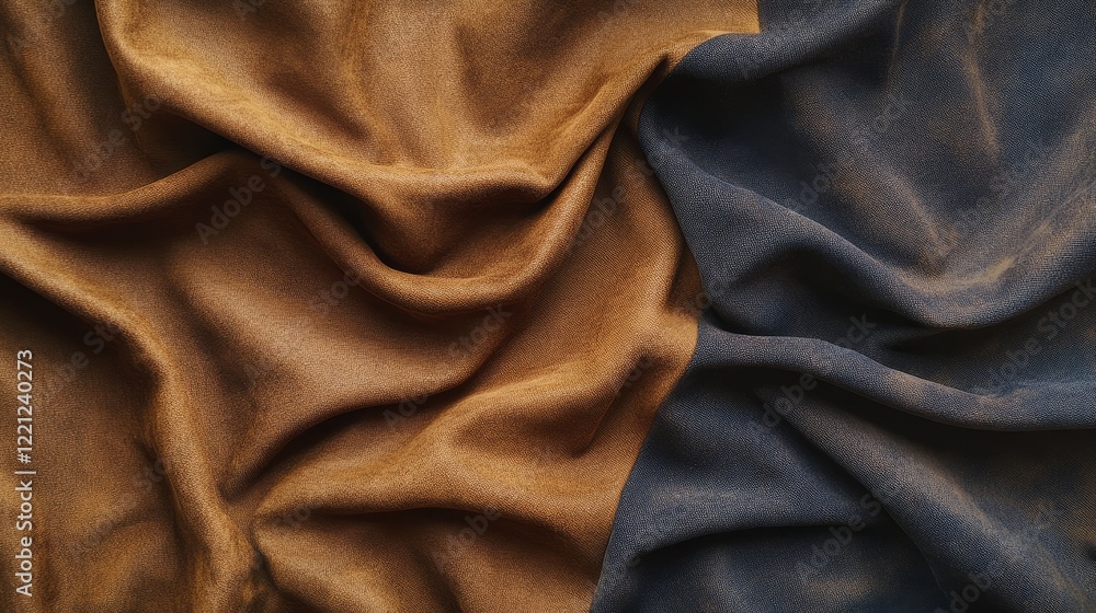 Plush suede in muted earth tones composition background Plush suede in muted earth tones composition background
