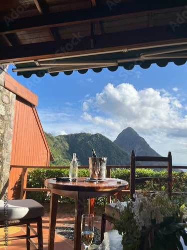 Caribbean Resort Mountain View Balcony Champagne