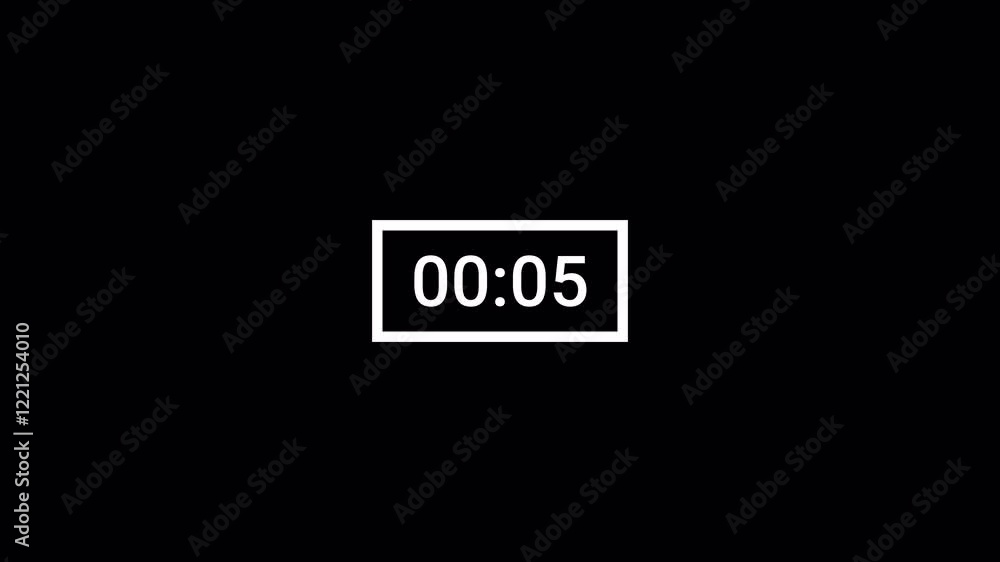 Circle countdown timer animation from ten to zero seconds countdown on transparent background, 10 seconds circle countdown timer animation with alpha channel, Countdown video
Circle countdown timer animation from ten to zero seconds countdown on transparent background, 10 seconds circle countdown timer animation with alpha channel, Countdown video