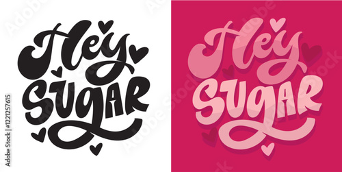 Trendy hand drawn doodle lettering quote about love and Valentine's day. Lettering for t-shirt design, mug print, bag print, clothes fashion. 100% hand drawn vector image.