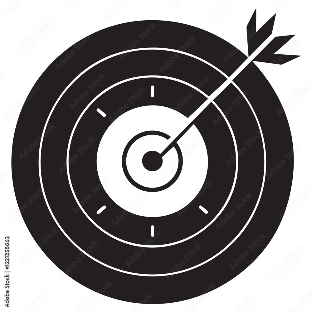 crosshair scope aim icon illustration. target icon