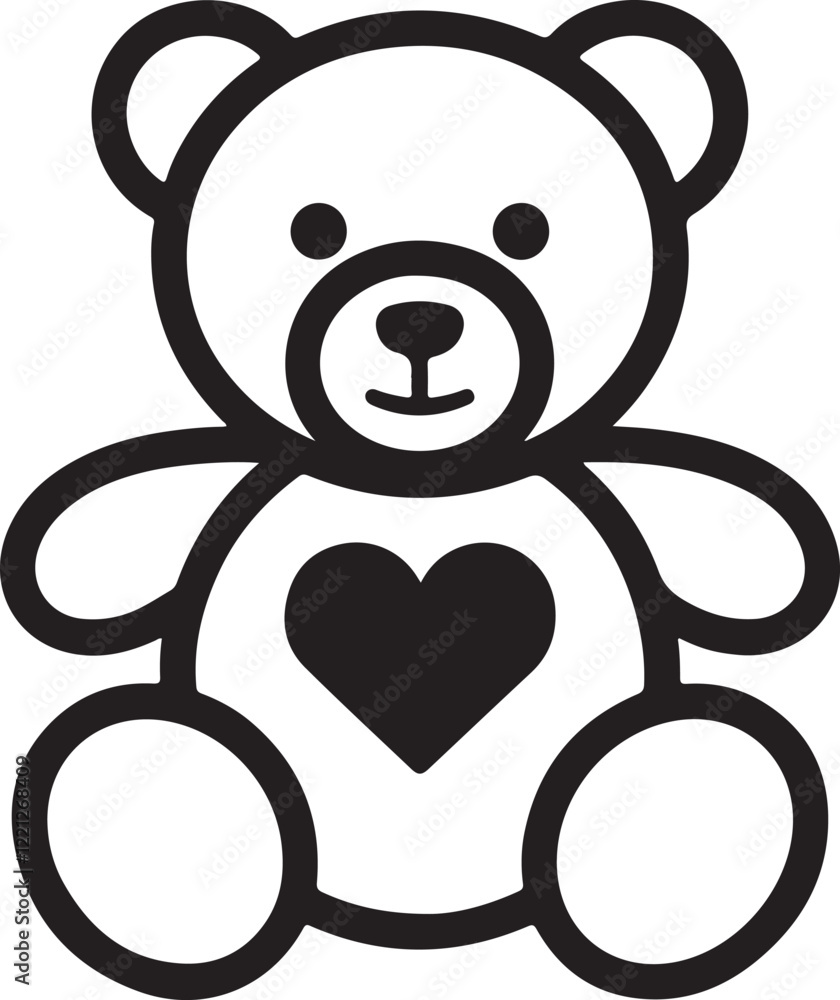 Cute Teddy Bear Baby Shower Clipart with Simple Christmas Ornament Black Silhouette
Cute Teddy Bear Baby Shower Clipart with Simple Christmas Ornament Black Silhouette